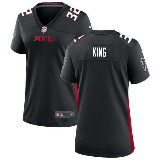 Kevin King Women's Nike Atlanta Falcons Black Custom Game Jersey