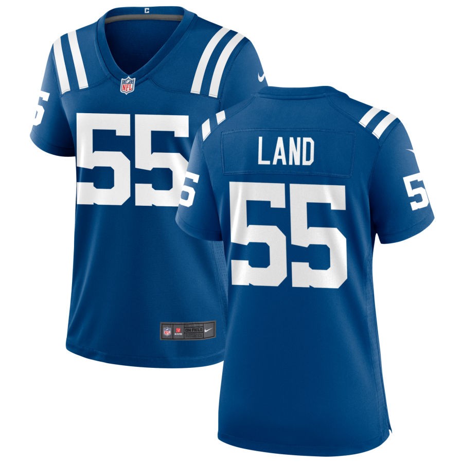 Isaiah Land Women's Nike Indianapolis Colts Royal Custom Game Jersey