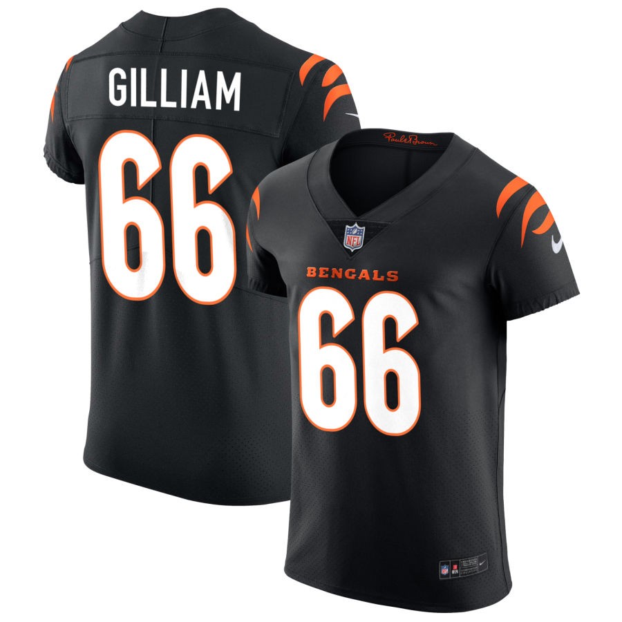 Nate Gilliam Men's Nike Black Cincinnati Bengals Vapor Elite Custom Jersey