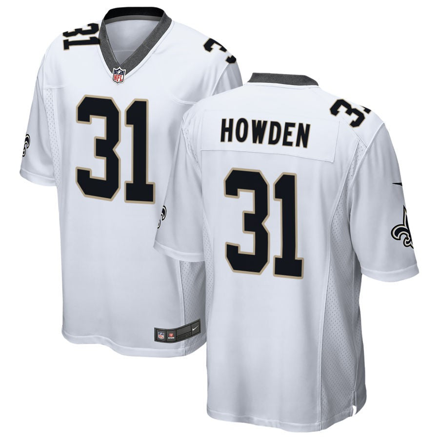 Jordan Howden Men's Nike White New Orleans Saints 2018 Custom Game Jersey