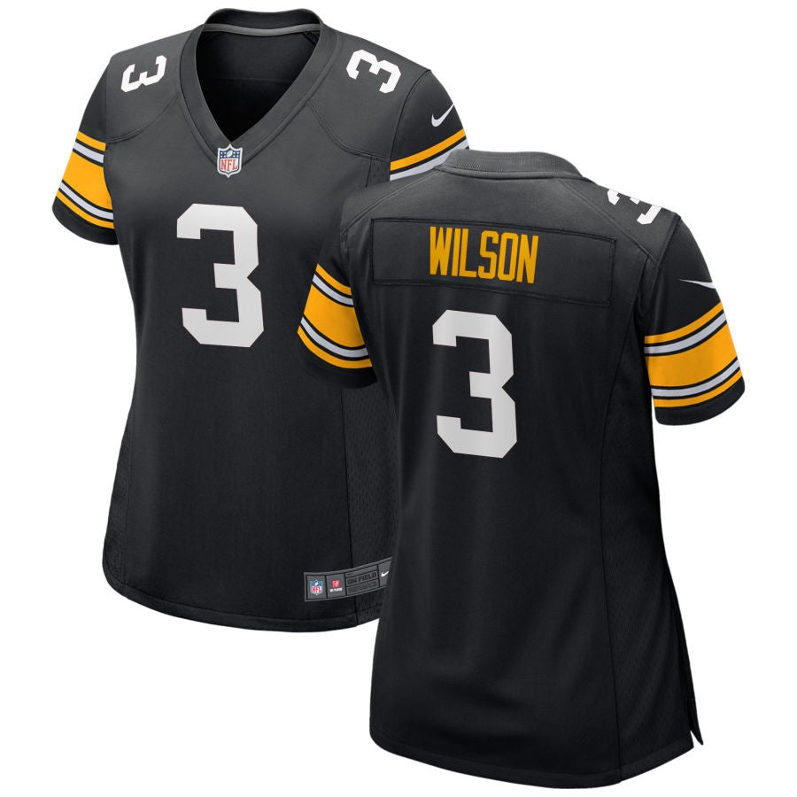 Russell Wilson Women's Nike Black Pittsburgh Steelers Alternate Custom Game Jersey
