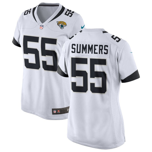 Ty Summers Women's Nike White Jacksonville Jaguars Custom Game Jersey