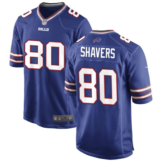 Tyrell Shavers Men's Nike Royal Buffalo Bills Custom Game Jersey