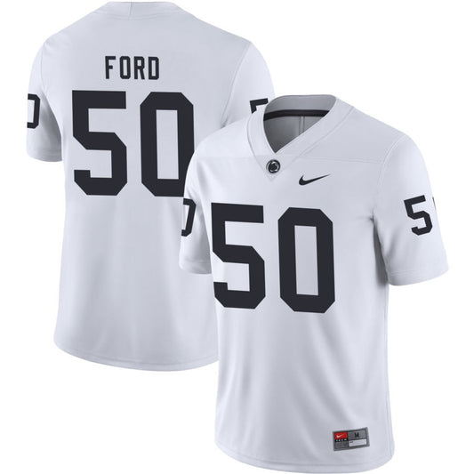Alonzo Ford Men's Nike White Penn State Nittany Lions Pick-A-Player NIL Replica Football Jersey
