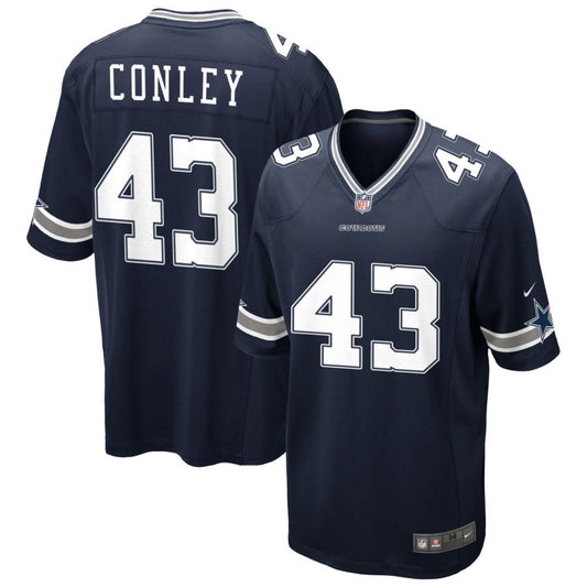 Gareon Conley Men's Nike Navy Dallas Cowboys Custom Game Jersey