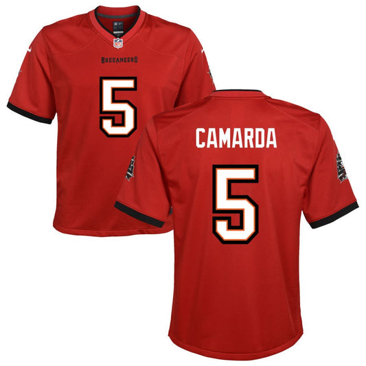 Jake Camarda Youth Nike Tampa Bay Buccaneers Red Custom Game Jersey