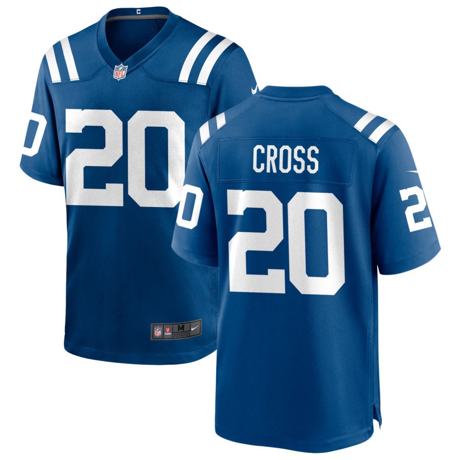 Nick Cross Men's Nike Indianapolis Colts Royal Custom Game Jersey