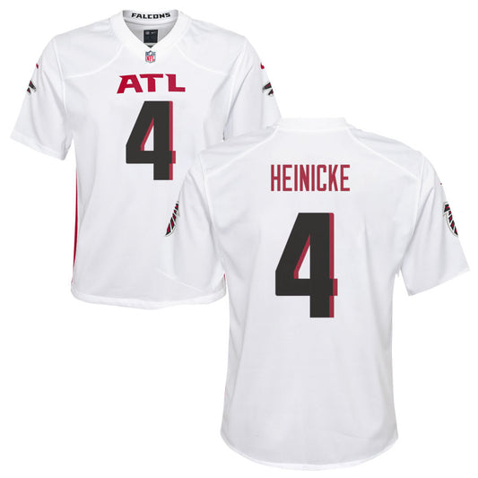 Taylor Heinicke Youth Nike Atlanta Falcons White Custom Game Jersey