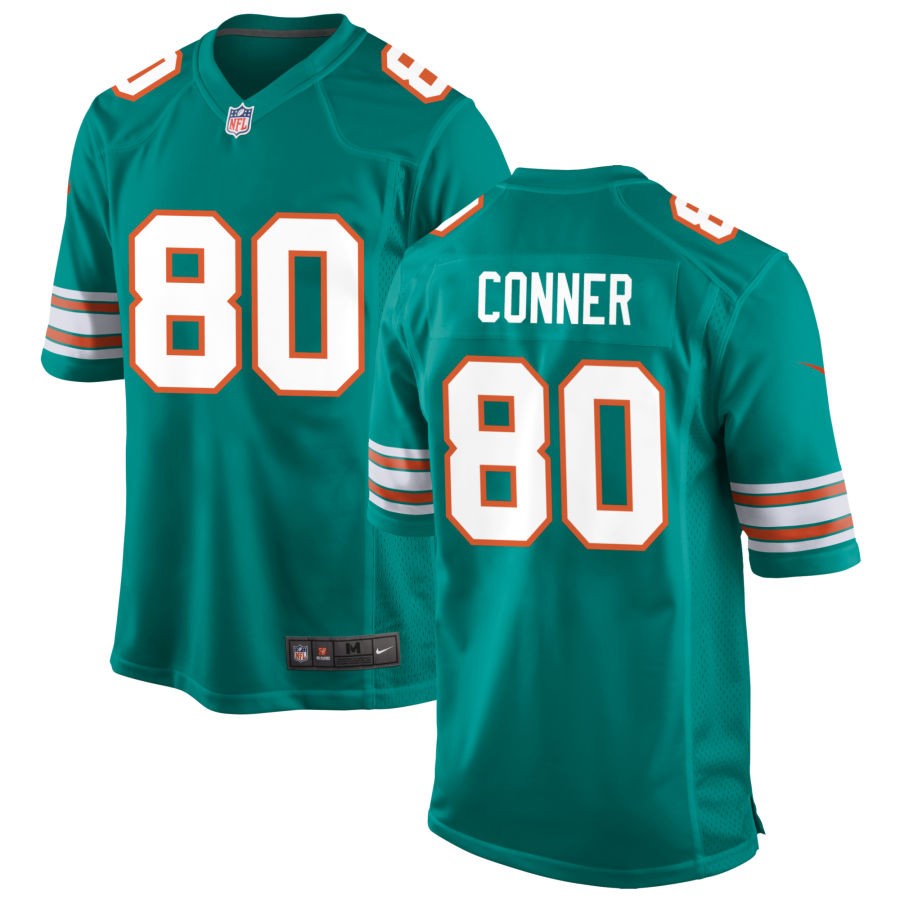 Tanner Conner Men's Nike Aqua Miami Dolphins Alternate Custom Game Jersey