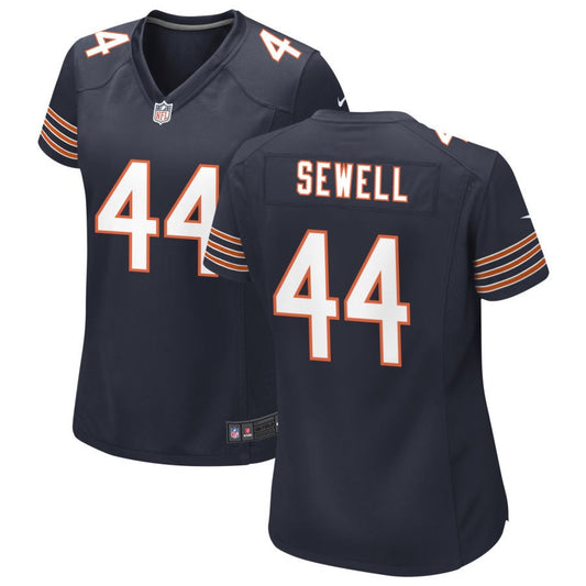 Noah Sewell Women's Nike Navy Chicago Bears Custom Game Jersey