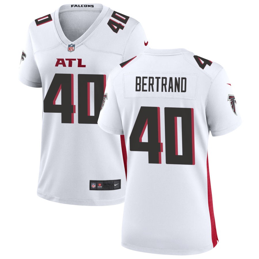 JD Bertrand Women's Nike Atlanta Falcons White Custom Game Jersey