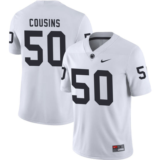 Cooper Cousins Men's Nike White Penn State Nittany Lions Pick-A-Player NIL Replica Football Jersey