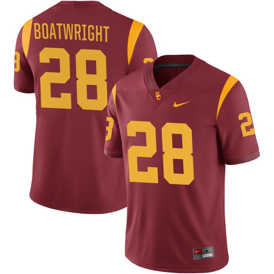 Jarvis Boatwright Men's Nike Crimson USC Trojans Pick-A-Player NIL Replica Football Jersey