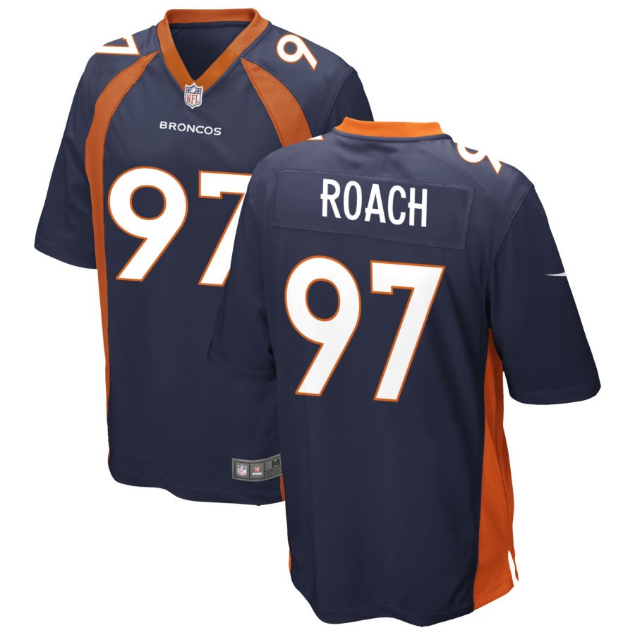 Malcolm Roach Youth Nike Navy Denver Broncos Game Custom Jersey