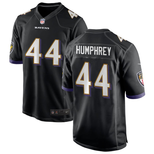 Marlon Humphrey Men's Nike Black Baltimore Ravens Alternate Custom Game Jersey