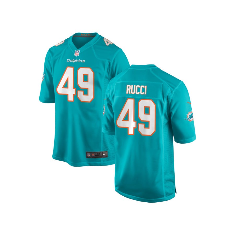 Hayden Rucci Youth Nike Aqua Miami Dolphins 2018 Custom Game Jersey