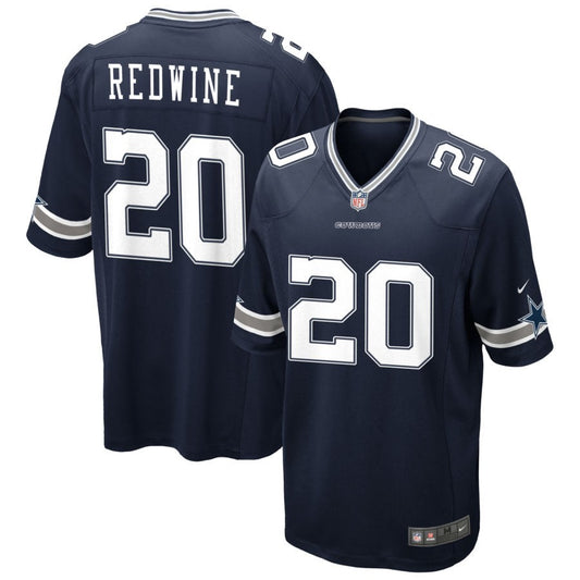 Sheldrick Redwine Men's Nike Navy Dallas Cowboys Custom Game Jersey