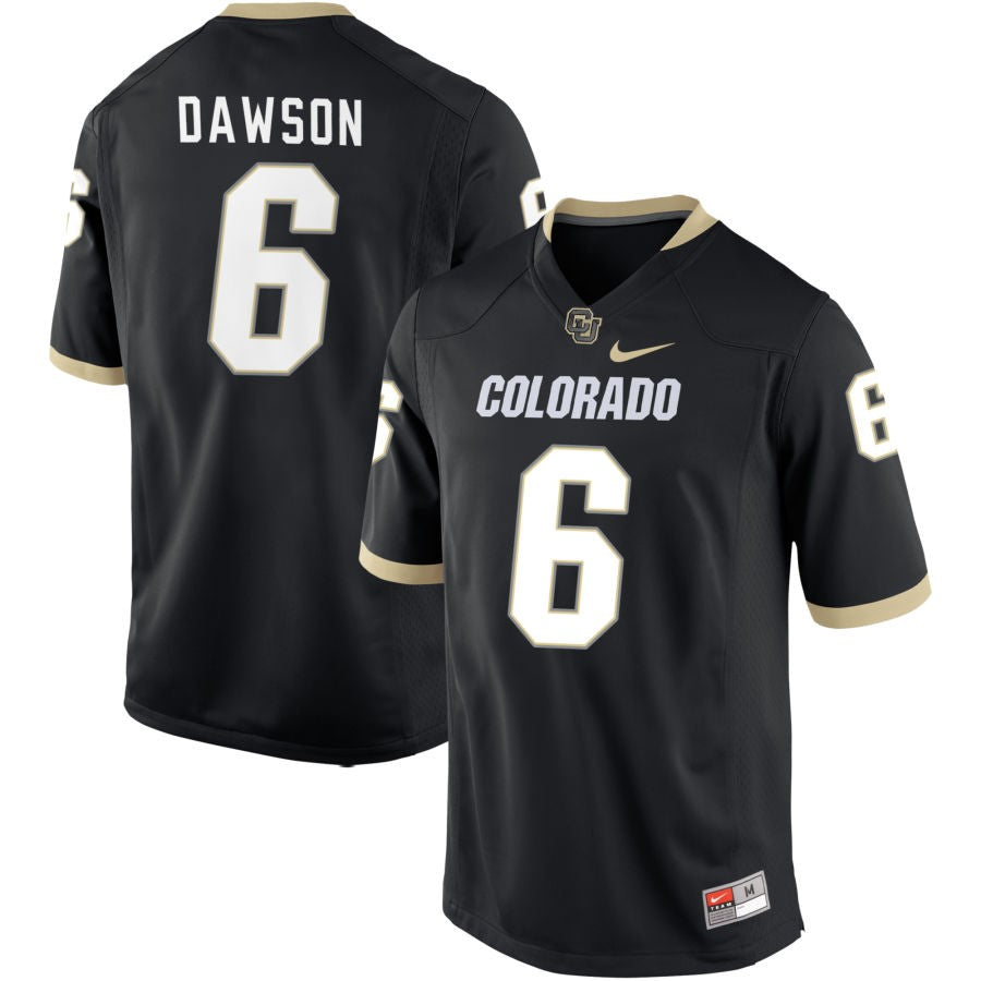 Tar'varish Dawson Men's Nike Black Colorado Buffaloes Pick-A-Player NIL Replica Football Jersey