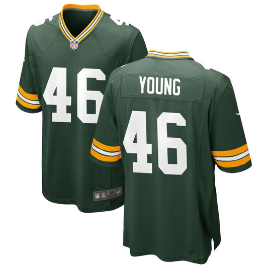 Christian Young Men's Nike Green Green Bay Packers Custom Game Jersey