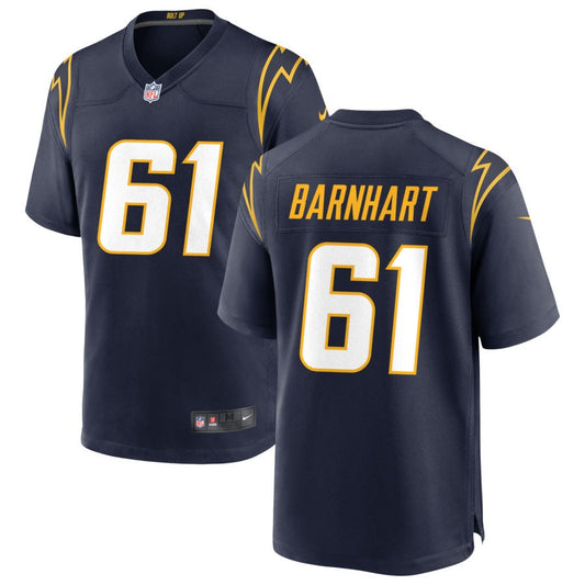 Karsen Barnhart Men's Nike Navy Los Angeles Chargers Alternate Custom Game Jersey