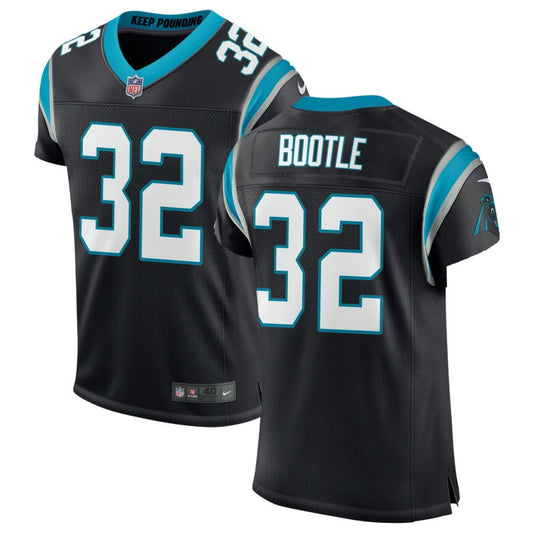 Dicaprio Bootle Men's Nike Black Carolina Panthers Classic Custom Elite Jersey