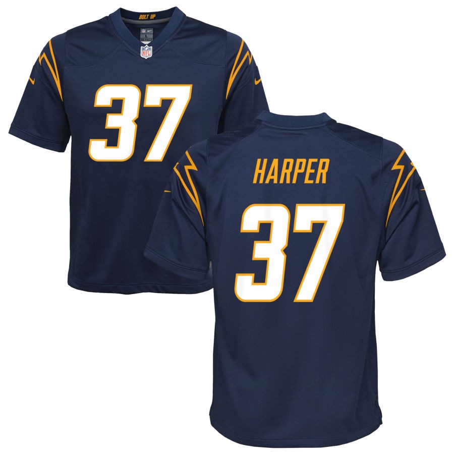 Thomas Harper Youth Nike Navy Los Angeles Chargers Alternate Custom Game Jersey