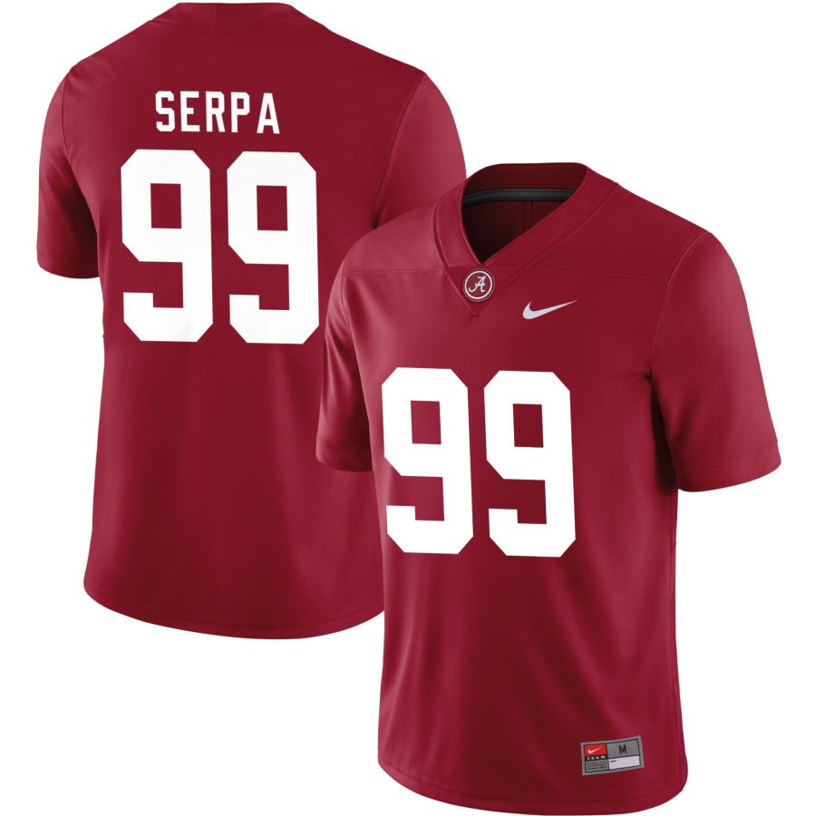 Nick Serpa Men's Nike Crimson Alabama Crimson Tide Pick-A-Player NIL Replica Football Jersey