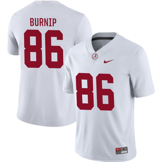 James Burnip Men's Nike White Alabama Crimson Tide Pick-A-Player NIL Replica Football Jersey