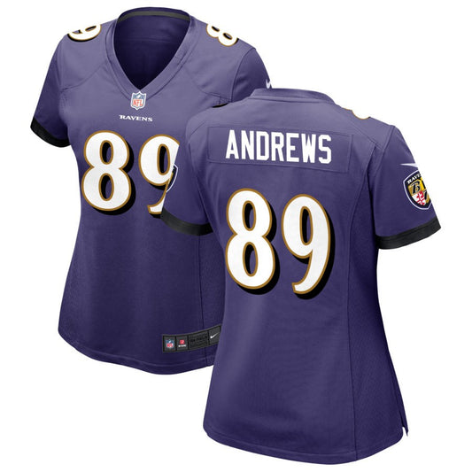 Mark Andrews Women's Nike Purple Baltimore Ravens Custom Game Jersey