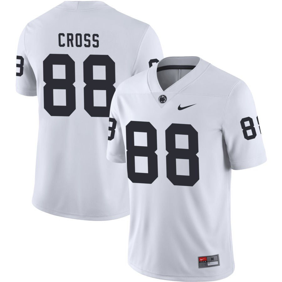 Jerry Cross Men's Nike White Penn State Nittany Lions Pick-A-Player NIL Replica Football Jersey