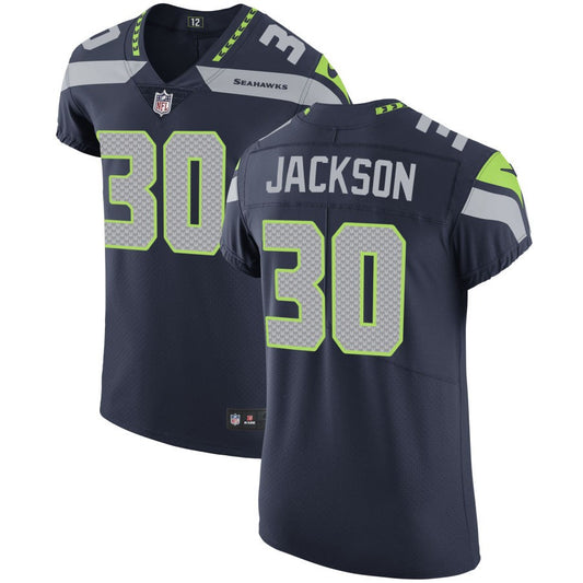 Michael Jackson Men's Nike College Navy Seattle Seahawks Vapor Untouchable Custom Elite Jersey