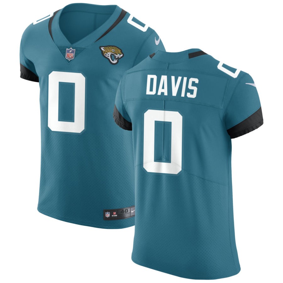 Gabe Davis Men's Nike Teal Jacksonville Jaguars Vapor Untouchable Elite Custom Jersey