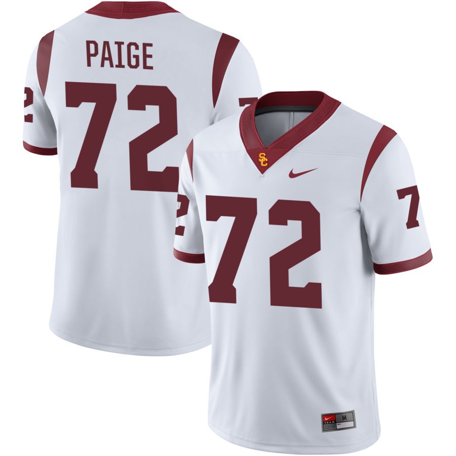 Elijah Paige Men's Nike White USC Trojans Pick-A-Player NIL Football Replica Jersey