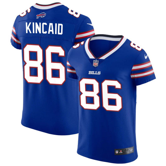 Dalton Kincaid Men's Nike Royal Buffalo Bills Vapor Elite Custom Jersey