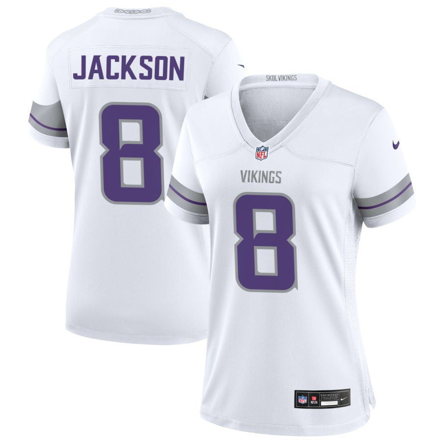 Trishton Jackson Women's Nike White Minnesota Vikings Alternate Custom Game Jersey