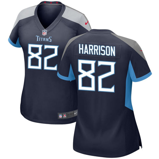 Tre'Shaun Harrison Women's Nike Navy Tennessee Titans Custom Game Jersey