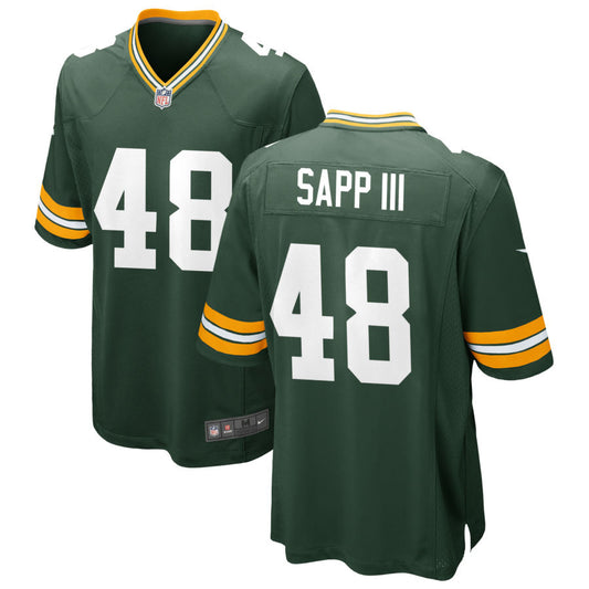 Benny Sapp III Men's Nike Green Green Bay Packers Custom Game Jersey