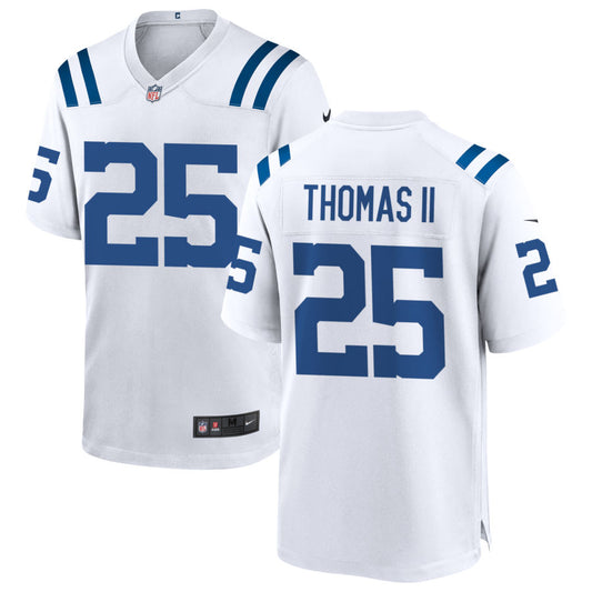 Rodney Thomas II Men's Nike White Indianapolis Colts Custom Game Jersey