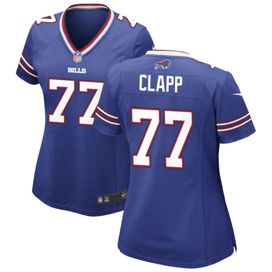 Will Clapp Women's Nike Royal Buffalo Bills Custom Game Jersey