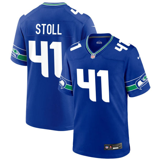 Chris Stoll Women's Nike College Navy Seattle Seahawks Custom Game Jersey