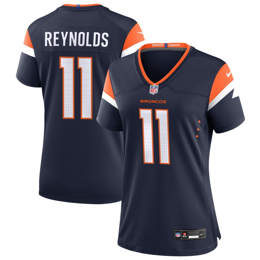 Josh Reynolds Women's Nike  Navy Denver Broncos Alternate Custom Game Jersey