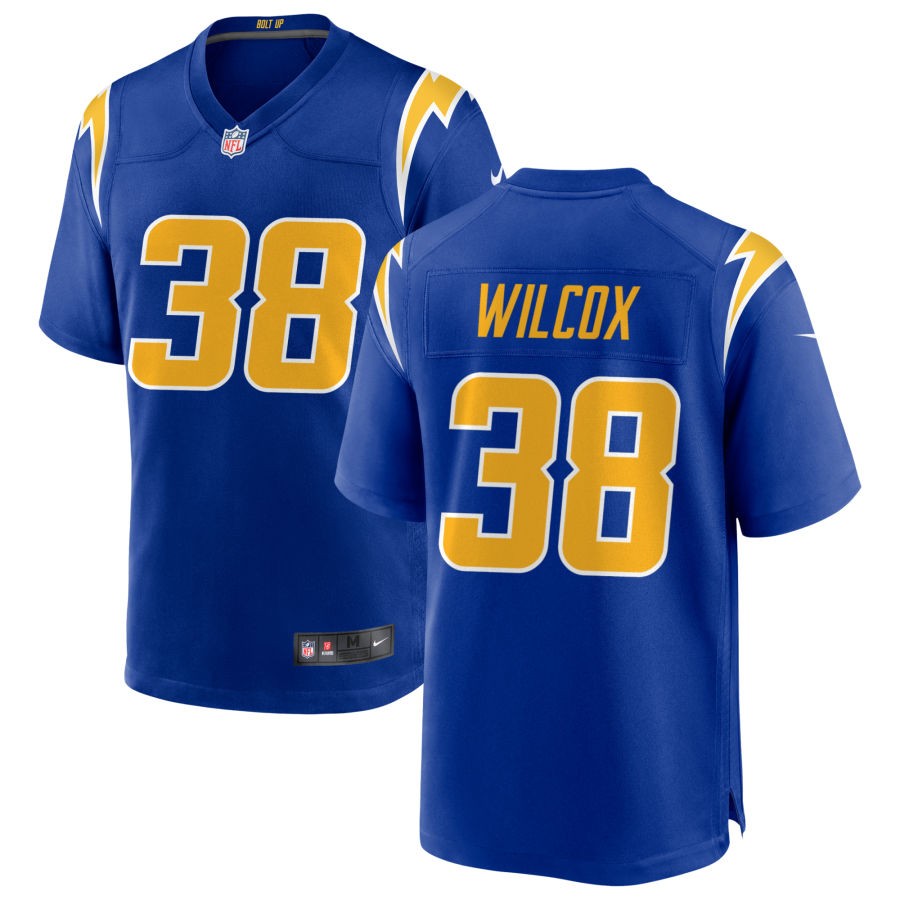 Chris Wilcox Men's Nike Royal Los Angeles Chargers Alternate Custom Game Jersey