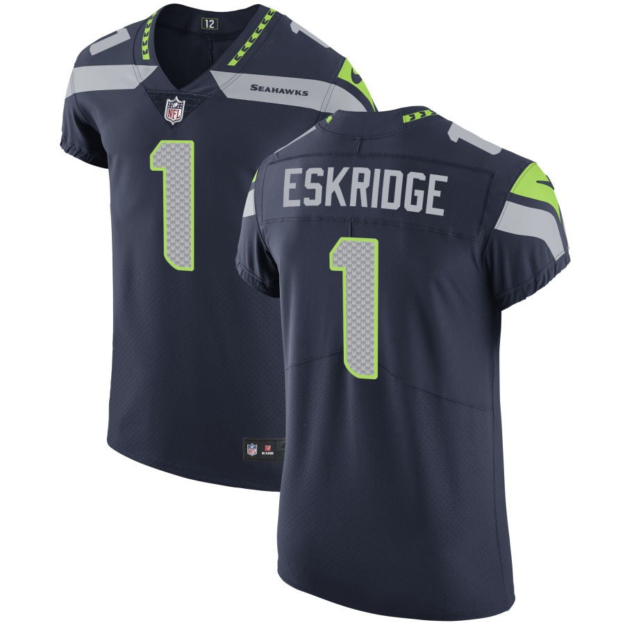 Dee Eskridge Men's Nike College Navy Seattle Seahawks Vapor Untouchable Custom Elite Jersey