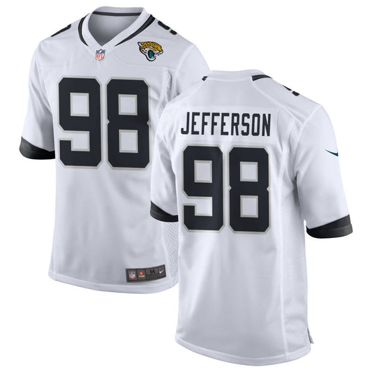 Jordan Jefferson Men's Nike White Jacksonville Jaguars Custom Game Jersey