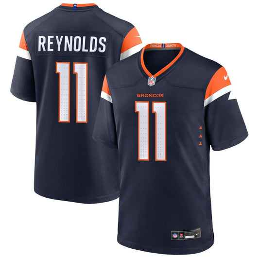 Josh Reynolds Men's Nike  Navy Denver Broncos Alternate Custom Game Jersey