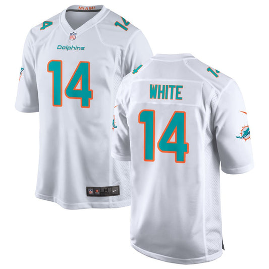 Mike White Men's Nike White Miami Dolphins Custom Game Jersey