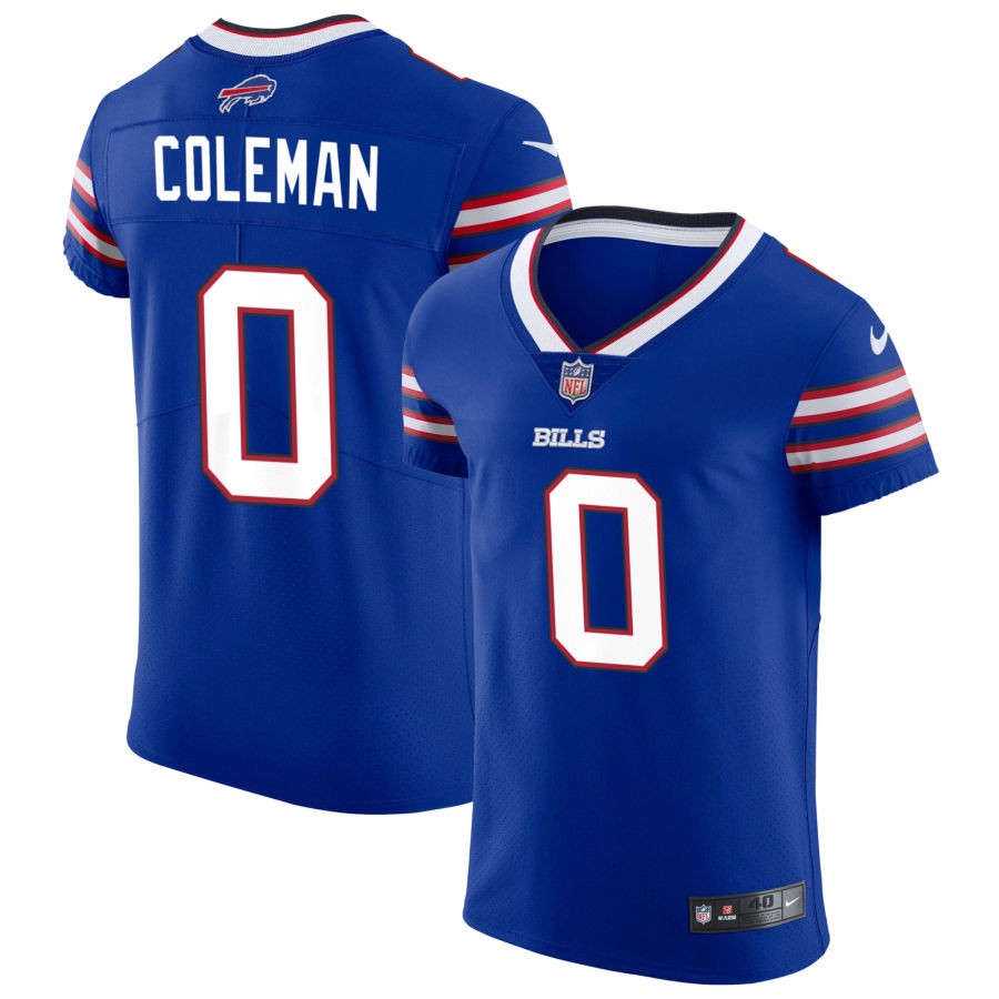 Keon Coleman Men's Nike Royal Buffalo Bills Vapor Elite Custom Jersey