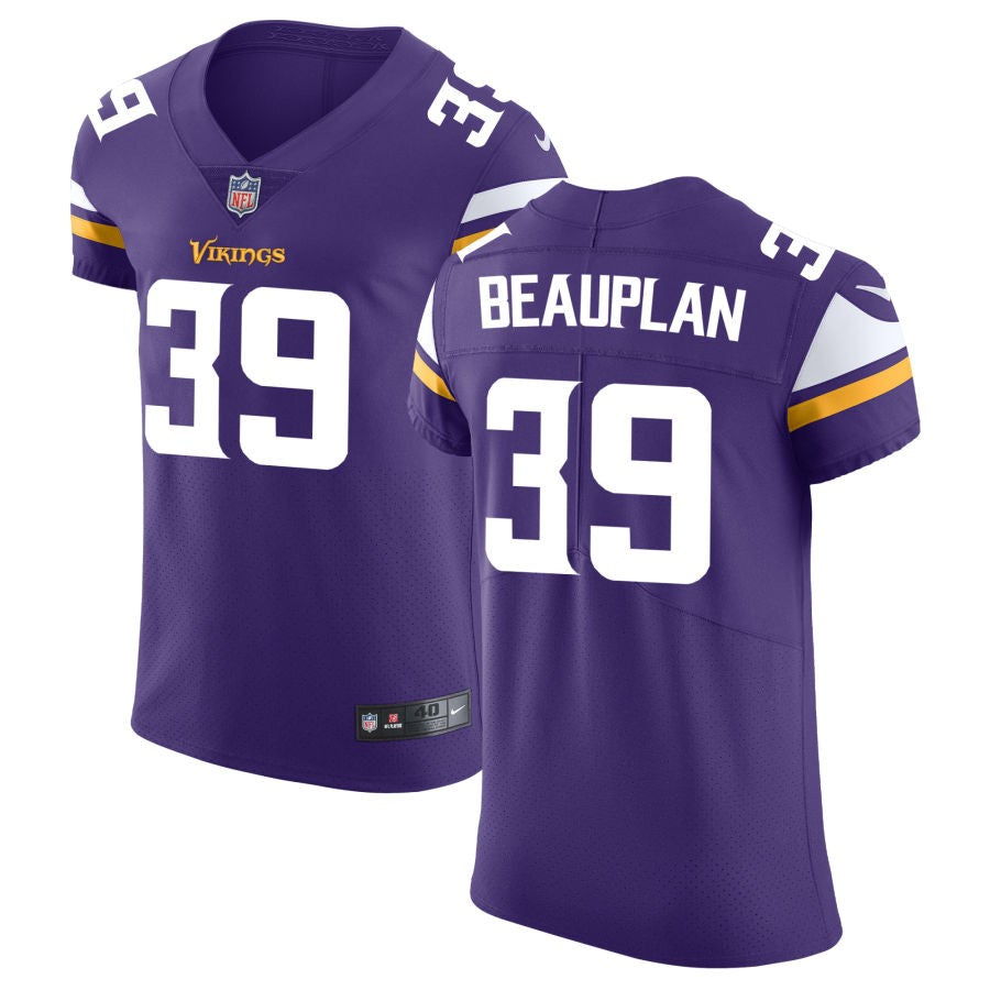 Abraham Beauplan Men's Nike Purple Minnesota Vikings Vapor Untouchable Custom Elite Jersey