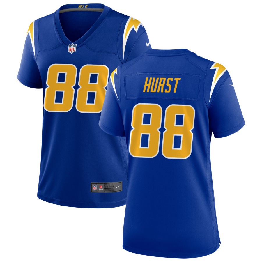 Hayden Hurst Women's Nike Royal Los Angeles Chargers Alternate Custom Game Jersey