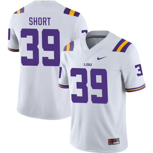 Tyson Short Men's Nike White LSU Tigers Pick-A-Player NIL Replica Football Jersey